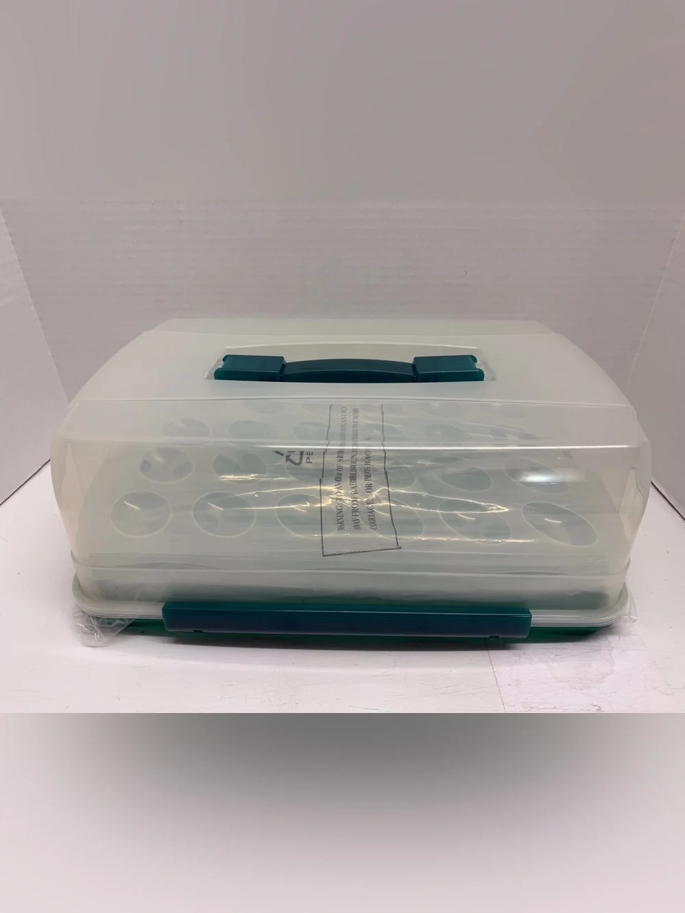 LocknLock 9x13 Cake Carrier w/ Deviled Egg & Cupcake Inserts (5 Colors Avail.)